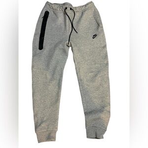 Nike Heather Gray Joggers with Black logo